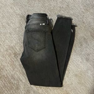 KanCan grey high waisted skinny jeans